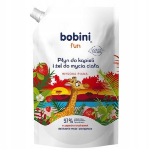 BOBINI Płyn do Kąpieli Żel do Mycia dla Dzieci 2w1