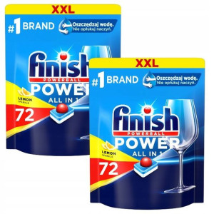 Finish All in One Tabletki do Zmywarki Zestaw XL