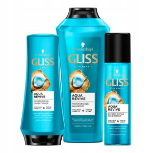 Gliss Aqua Revive Szampon Odżywka do Włosów