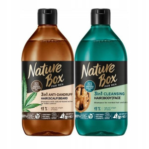 Nature Box Szampon do Włosów dla Mężczyzn 3w1