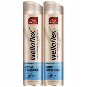 Wellaflex Volume Boost Lakier do Włosów 250ml x2