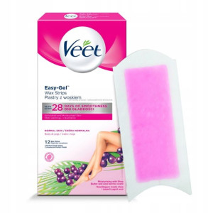 Veet Plastry do Depilacji Skóra Normalna 12szt