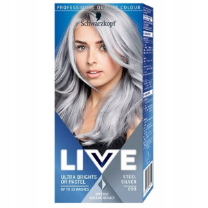 Live Farba do włosów Steel Silver 098