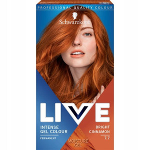 Schwarzkopf Live farba do włosów Jasny Cynamon 7.7