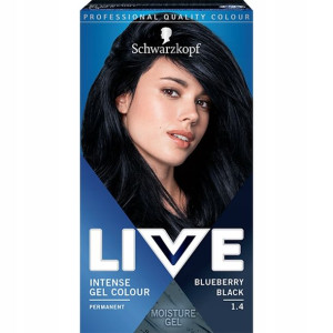 Schwarzkopf Live farba do włosów Granatowa Czerń