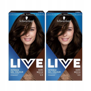 Schwarzkopf Live farba do włosów Ciemna Mokka x2