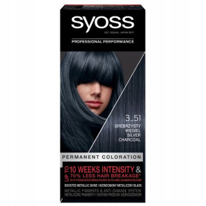 Syoss Farba do włosów 3-51 Srebrzysty Węgiel