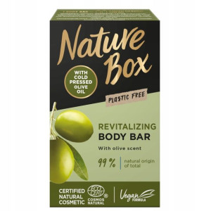 Nature Box Kostka Myjąca do Ciała Oliwka 100g
