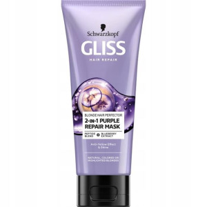 Gliss Blonde Fioletowa Maska Włosów Blond 250 ml