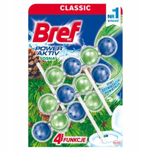 Bref Power Zawieszka WC Sosnowy Las 3x50g