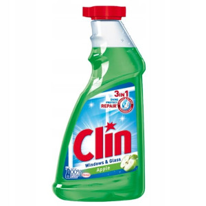 Clin Płyn do Mycia Szyb Zapas Jabłko 500ml