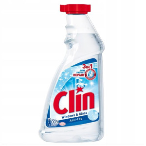 Clin Anti-Fog Płyn do Mycia Szyb Zapas 500ml