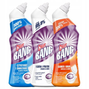 Cillit Bang Żel do Toalety Mix Zestaw 3x750ml