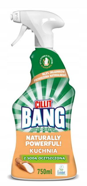 Cillit Bang Natural spray czyszczący 750ml Kuchnia