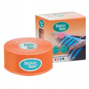 Tejpy Kinesiotaping Zwierząt Vetkin Tape 3cmx5m