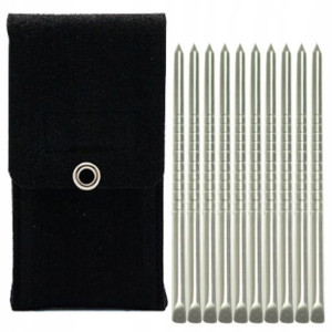 Piny PRO Pinoterapia 10 szt. Fizjoterapia STAL