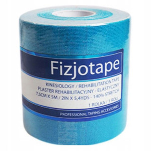 Tejpy Taśmy Kinesiotaping Fizjotape 7,5cmx5m Mocne