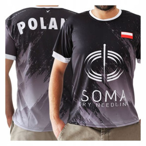 Koszulka Sportowa T-shirt Soma Poland Unisex Xl