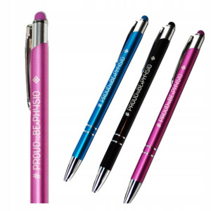 Długopis Touch Pen Fizjoterapeuta Z Grawerem Róż