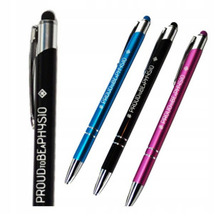 Długopis Touch Pen Fizjoterapeuta Z Grawerem Black