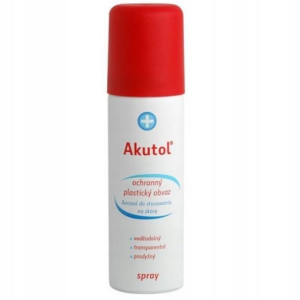 AKUTOL SPRAY RANY OTARCIA sprej plaster elastyczny