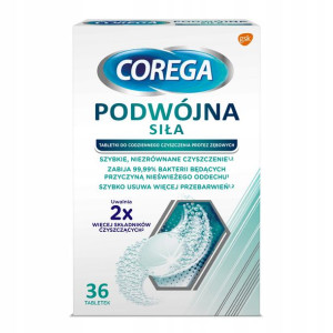 Corega Tabletki do Czyszczenia Protez Zębowych 36