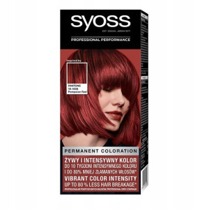 Syoss Pantone Farba do Włosów 5-72 Czerwień Pompei