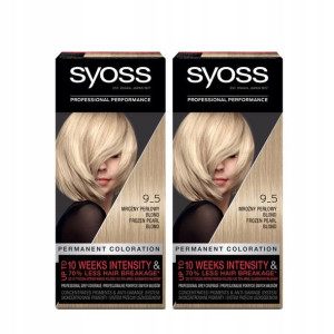 Syoss Farba do włosów 9-5 Mroźny Perłowy Blond x2