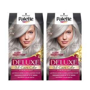 Palette Deluxe Farba do Włosów Mroźne SrebroU71 x2