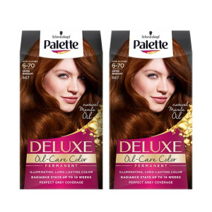 Palette Delux Farba do Włosów Miedziany Mahoń 6-70