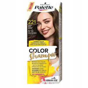 Palette Szampon Koloryzujący 221 Średni Brąz 24m