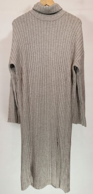 Rollneck Slit Knit Dress Vila sukienka dzianina