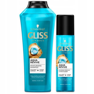 Gliss Aqua Revive Szampon Odżywka do Włosów