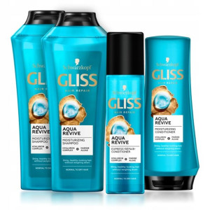 Gliss Aqua Revive Szampon Odżywka do Włosów