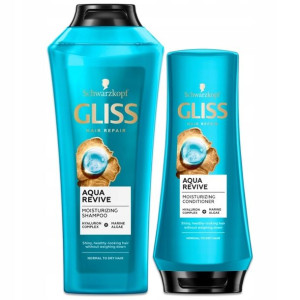 Gliss Aqua Revive Szampon Odżywka do Włosów