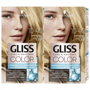 Gliss Color Farba Włosów 10-40 Beżowy Blond 2x