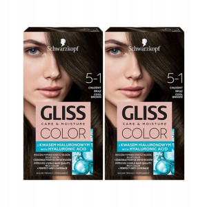 Gliss Color Farba do włosów 5-1 Chłodny Brąz x2