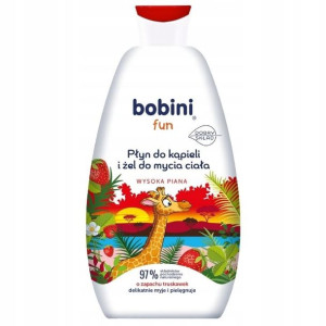BOBINI Płyn do Kąpieli i Żel dla Dzieci 2w1 Żyrafa
