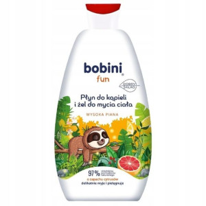 BOBINI Płyn do Kąpieli i Żel dla Dzieci 2w1 Cytrus