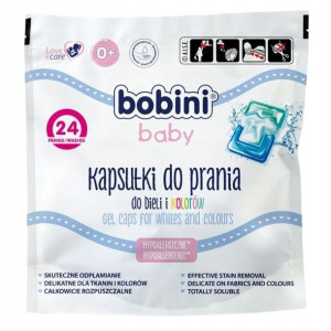 Bobini Baby Kapsułki do Prania Koloru Bieli 24szt.