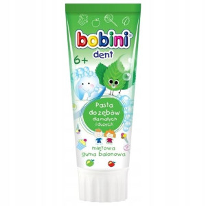 Bobini Junior Pasta do Zębów dla Dzieci 6+ 75ml