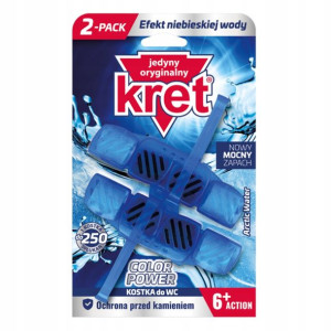 Kret Zawieszka do WC Barwiąca Arctic Waters 40g x2