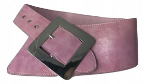 PASEK DAMSKI FIOLETOWY SZEROKI 13cm do sukienki