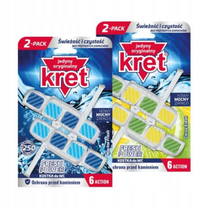 Kret do WC Marine Fresh Citrus Fresh 40g x4