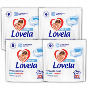 LOVELA Baby Kapsułki do Prania Kolor Biel 92szt.
