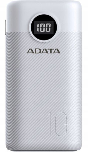Powerbank ADATA P10000QCD 10000mAh White QC/PD