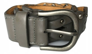 PASEK DAMSKI szary do spodni sukienki 3,5 cm