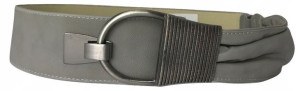 Pasek Damski Szary Szeroki 6cm Do Sukienki