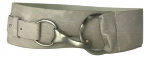 PASEK DAMSKI SZARY SZEROKI 8cm do sukienki