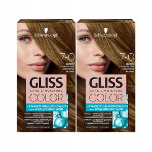 Gliss Color Farba do włosów 7-0 Beż Ciemny Blondx2